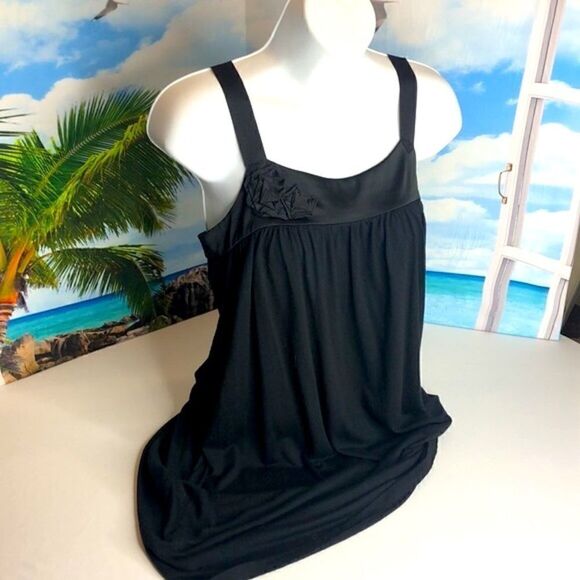 OLD NAVY Summer Cotton Dress, Black - Picture 1 of 11